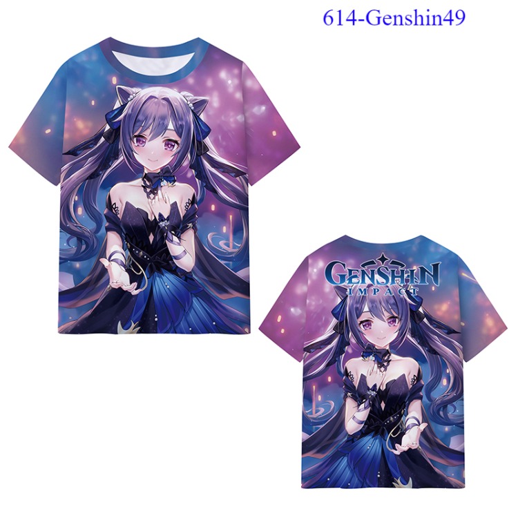 Genshin Impact Noelle anime T-shirt