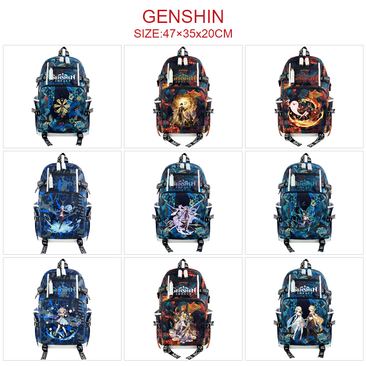 Genshin Impact Noelle anime bag