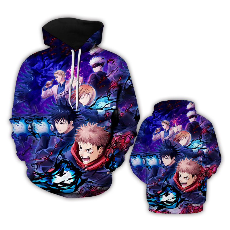 jujutsu kaisen anime hoodie