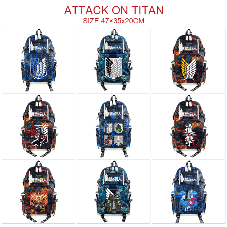 attack on titan anime bag