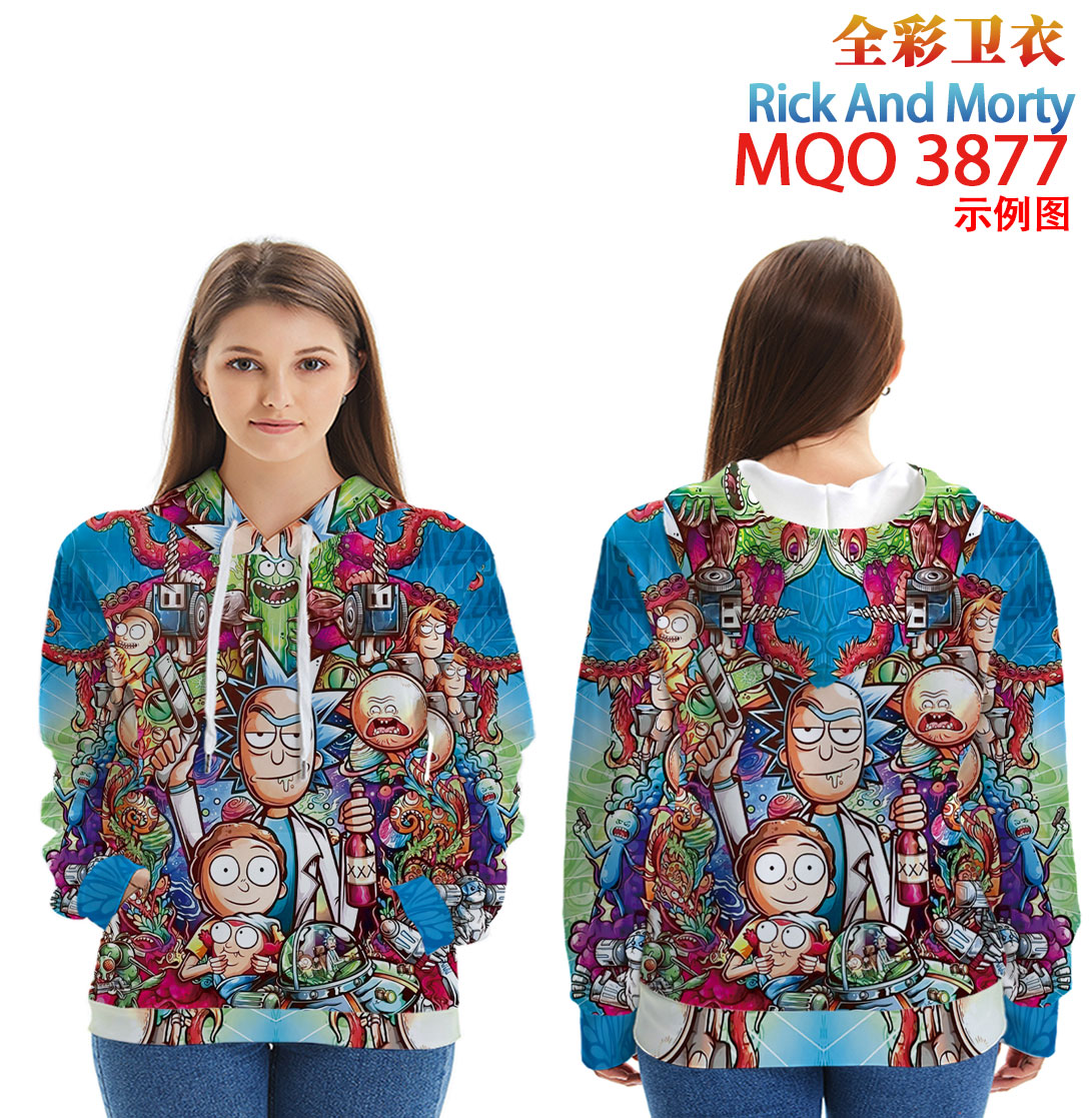 Rick and Morty anime hoodie