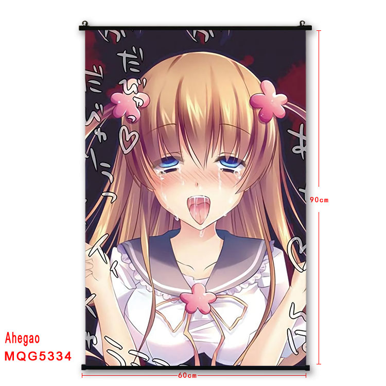 Ahegao anime wallscroll 60*90cm