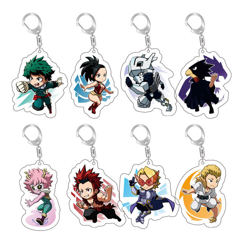 my hero academia anime keychain