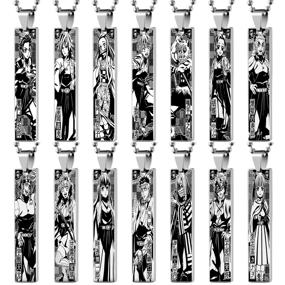demon slayer kimets anime necklace
