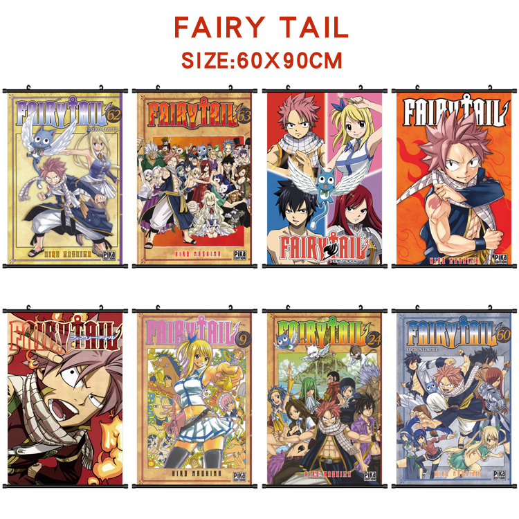 fairy tail anime wallscroll 60*90cm