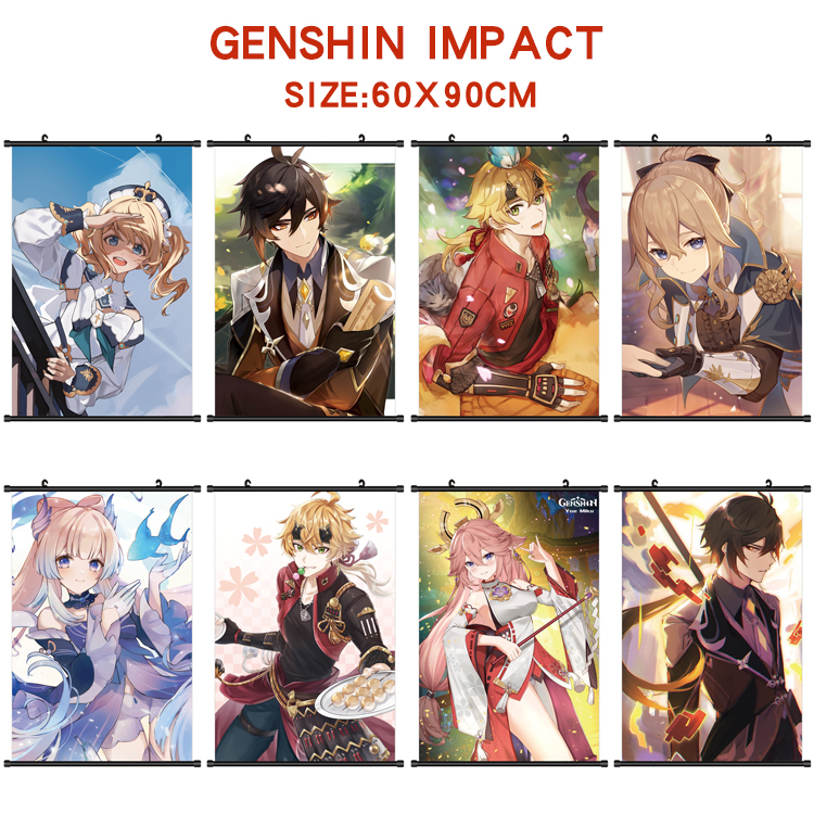 Genshin Impact Noelle anime wallscroll 60*90cm