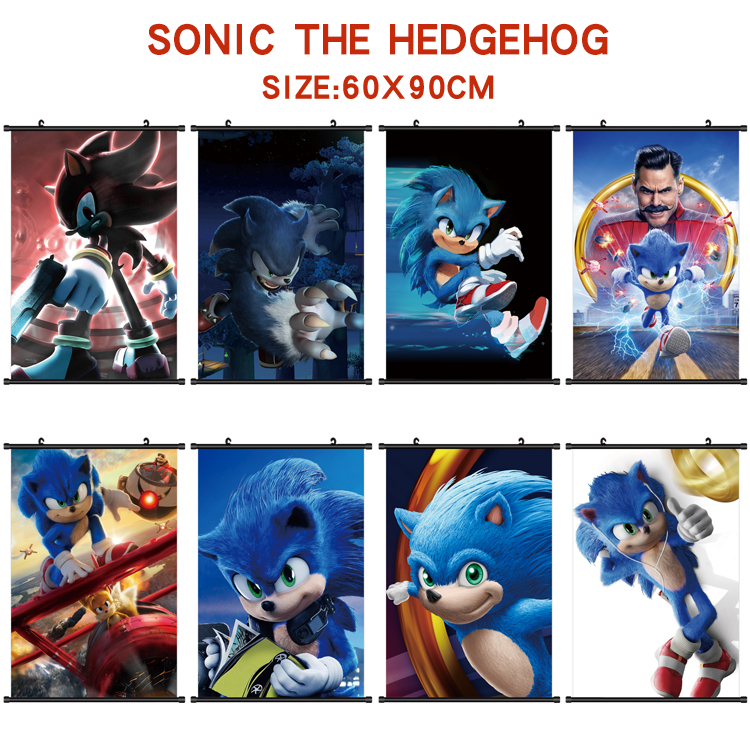 Sonic anime wallscroll 60*90cm