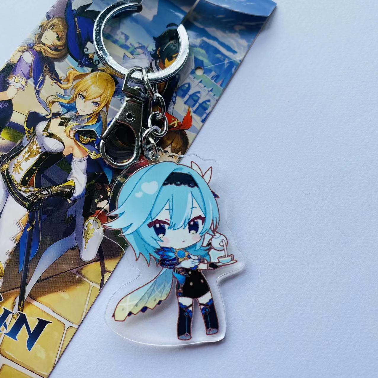 Genshin Impact Noelle anime keychain