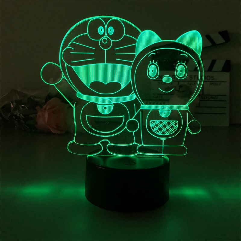 Doraemon anime 7 colours LED light