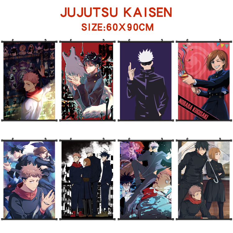 jujutsu kaisen anime wallscroll 60*90cm