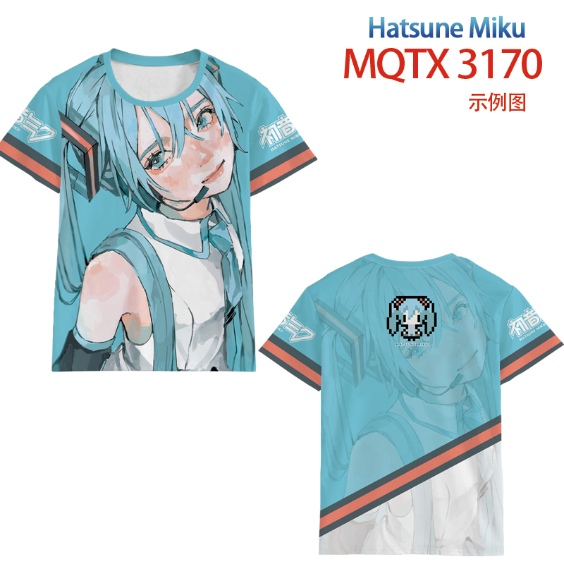 miku hatsune anime T-shirt