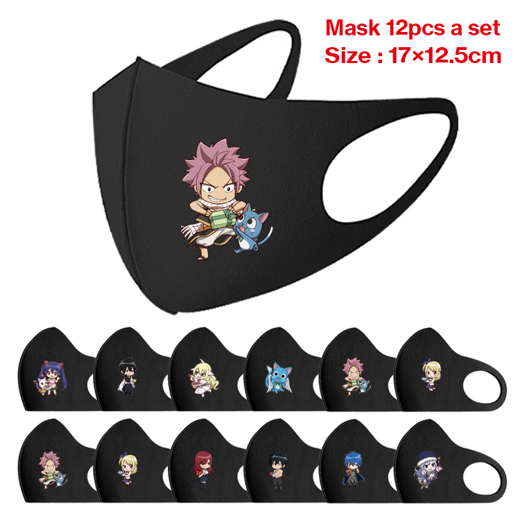 fairy tail anime mask 12pcs a set