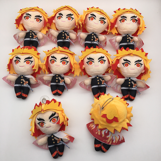 demon slayer kimets anime plush for 10pcs 15cm