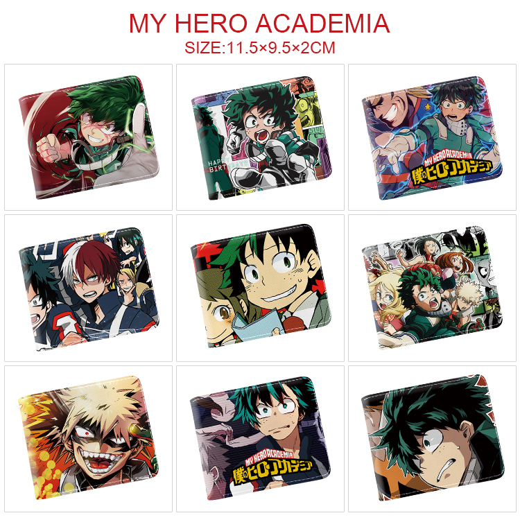 my hero academia anime wallet