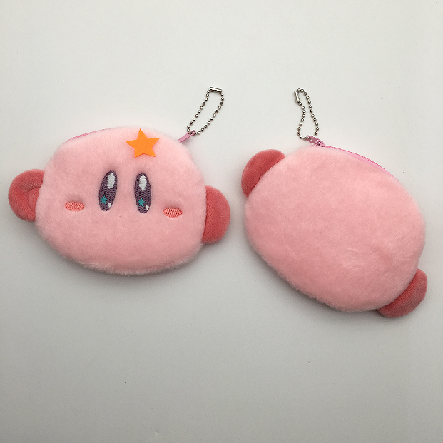 Kirby anime plush bag 15*10cm