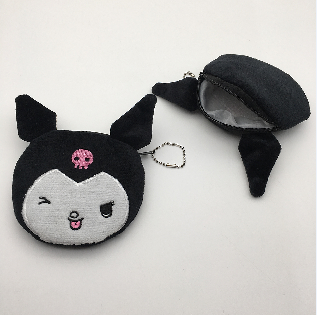 Kuromi amime plush bag 13*11cm