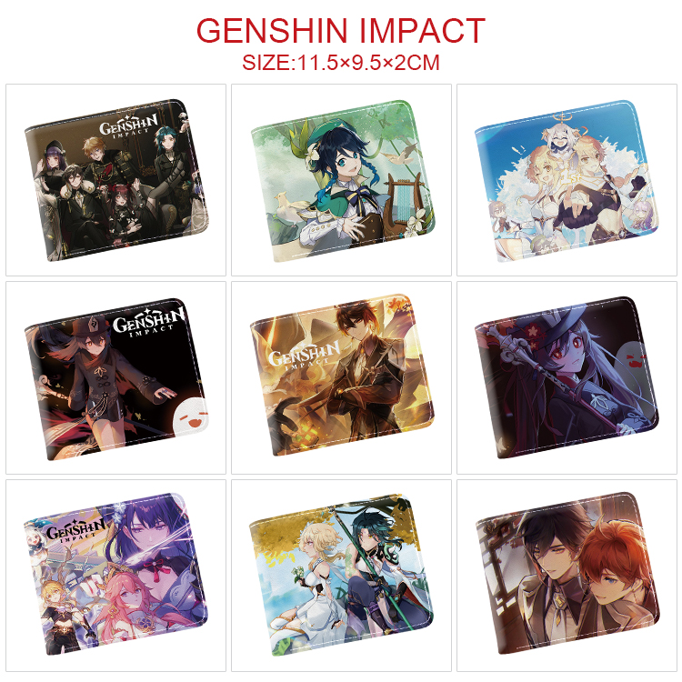 Genshin Impact Noelle anime wallet