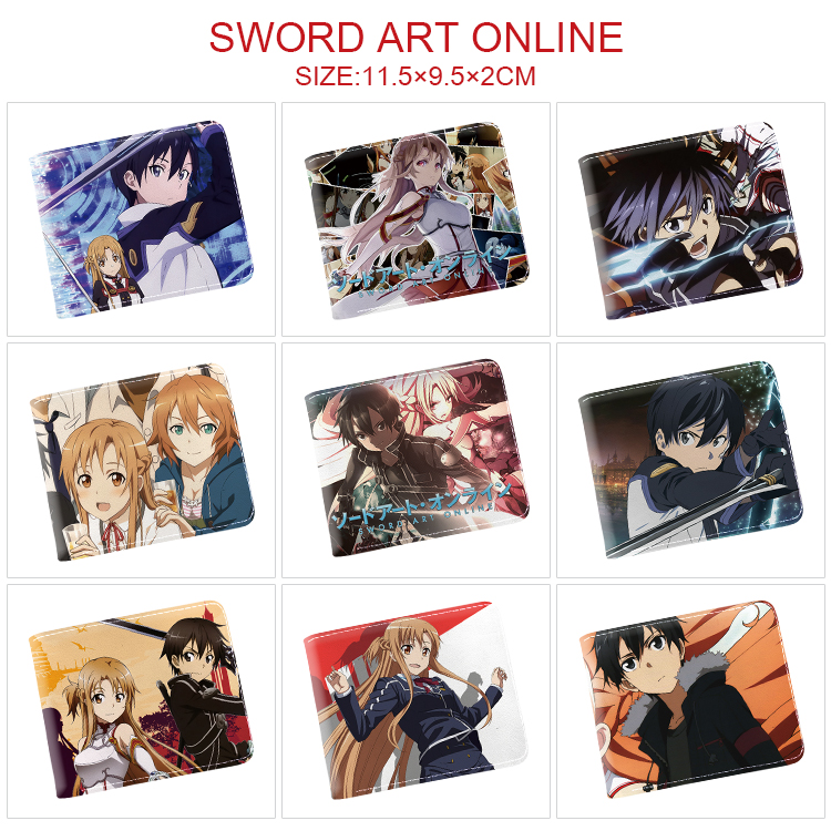 Sword art online anime wallet