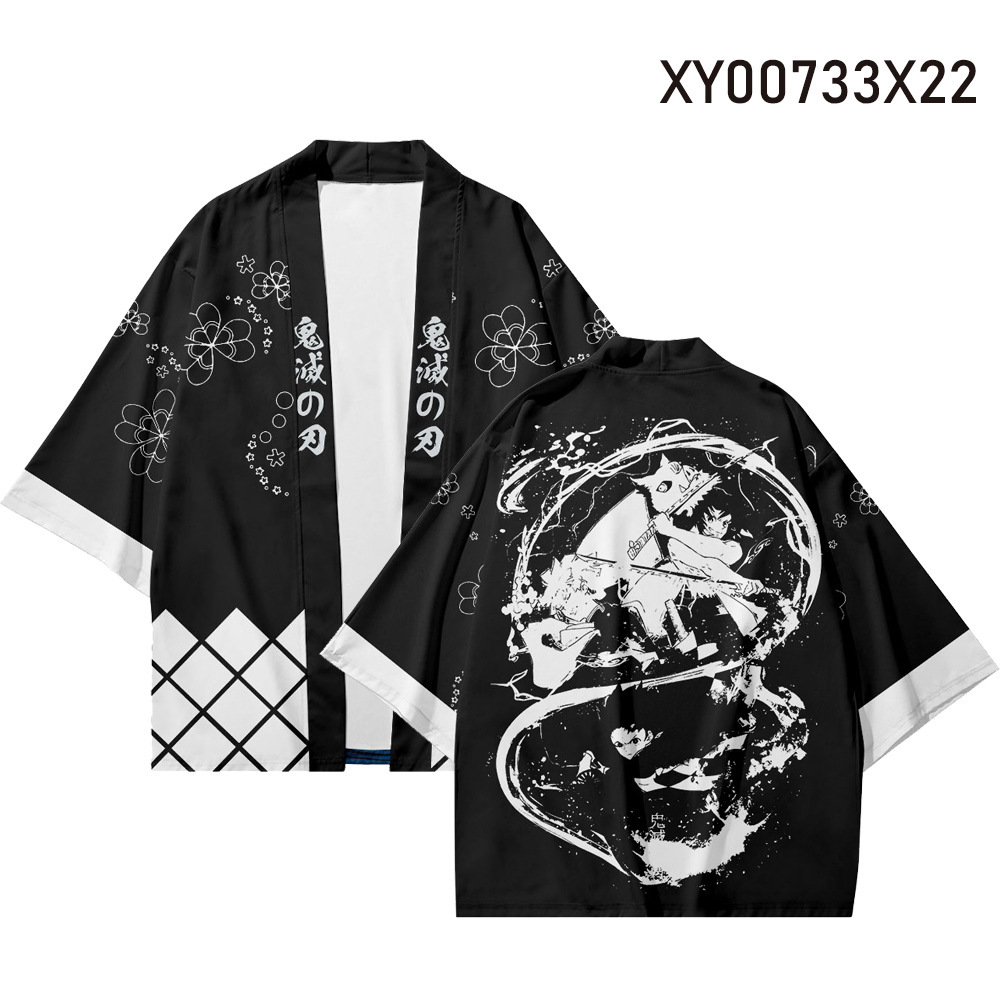 demon slayer kimets anime kimono coat