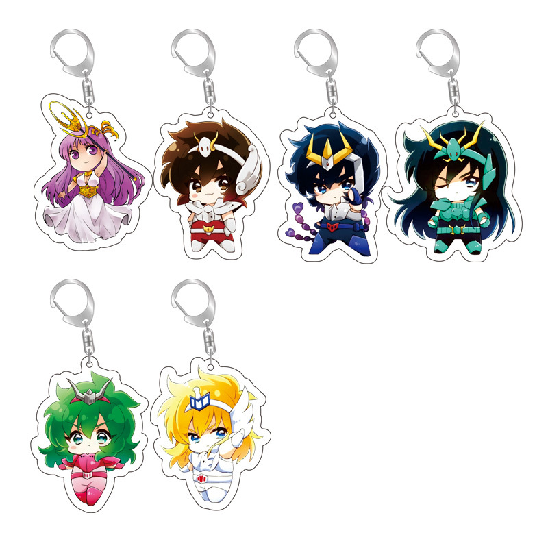 Saint Seiya anime keychain