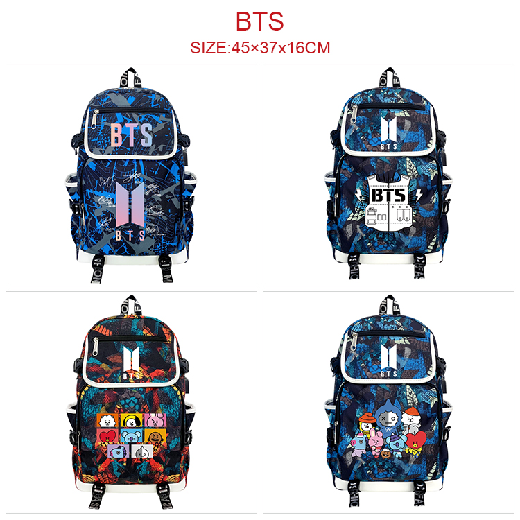 BTS anime bag