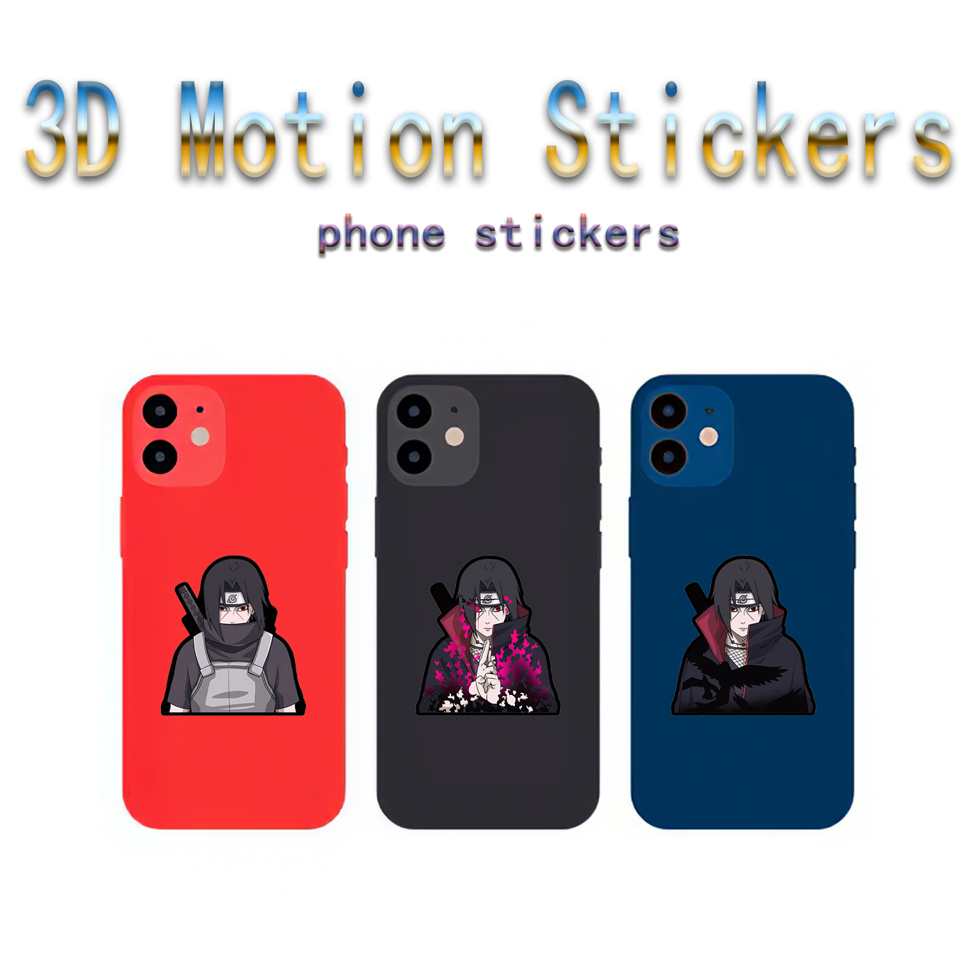 naruto anime 3d sticker price for 10 pcs