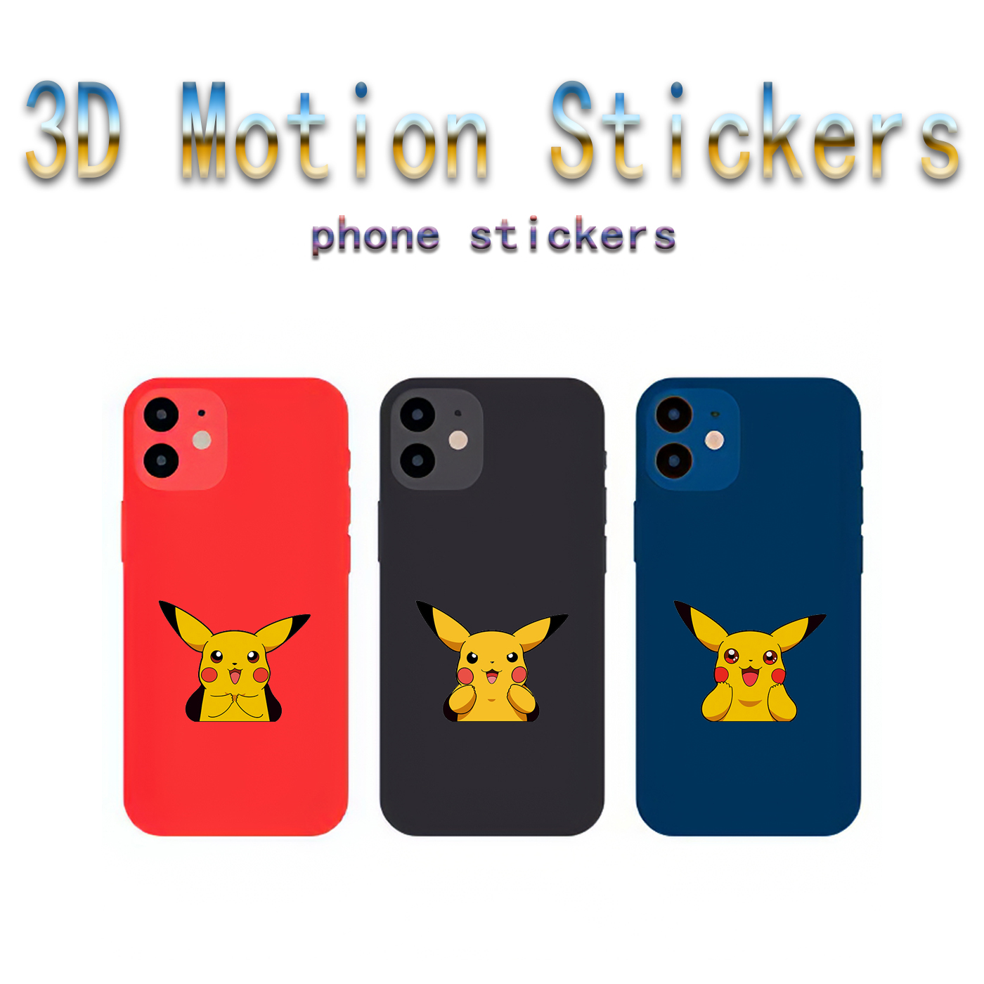 pokemon anime 3d sticker price for 10 pcs