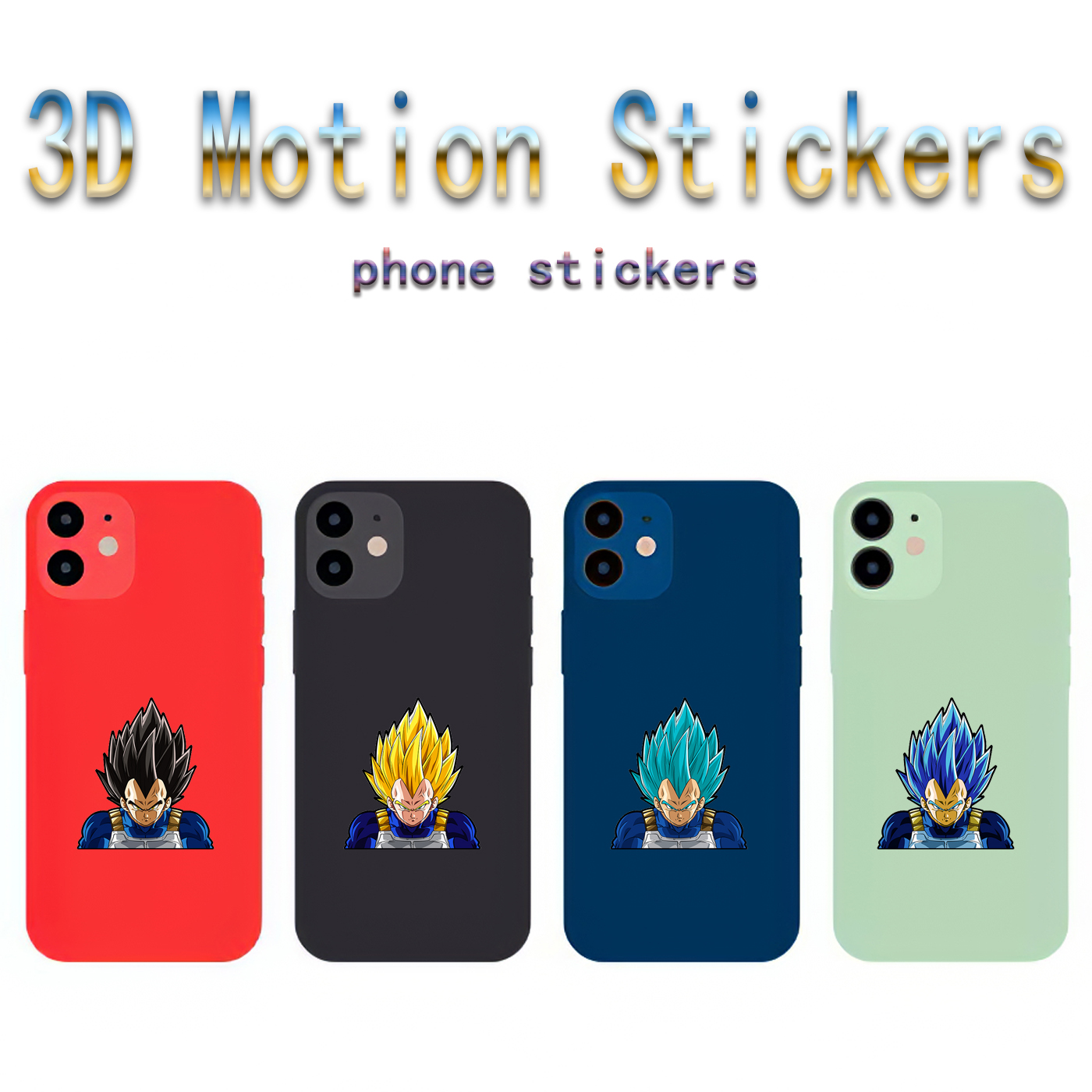 dragon ball anime 3d sticker price for 10 pcs