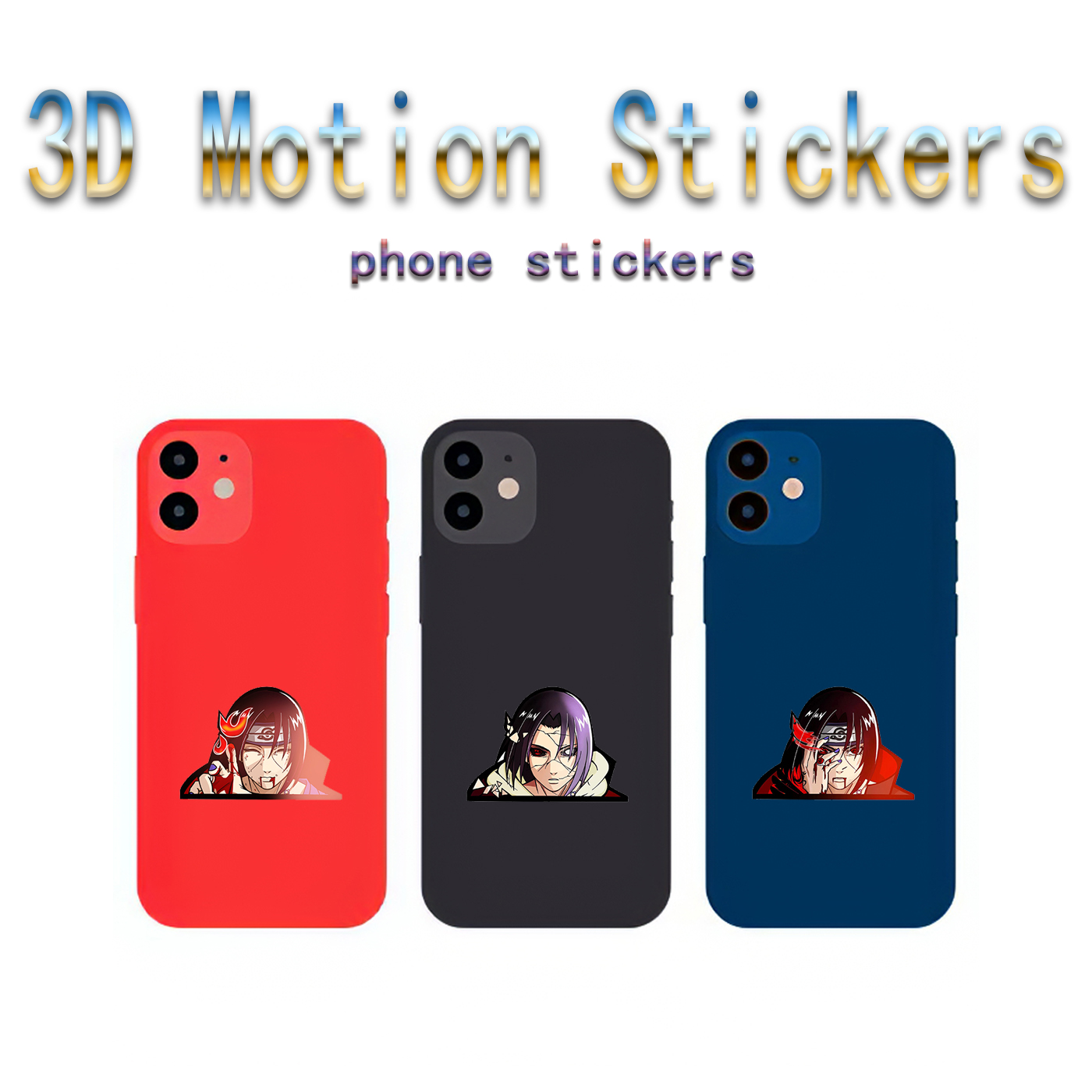 naruto anime 3d sticker price for 10 pcs