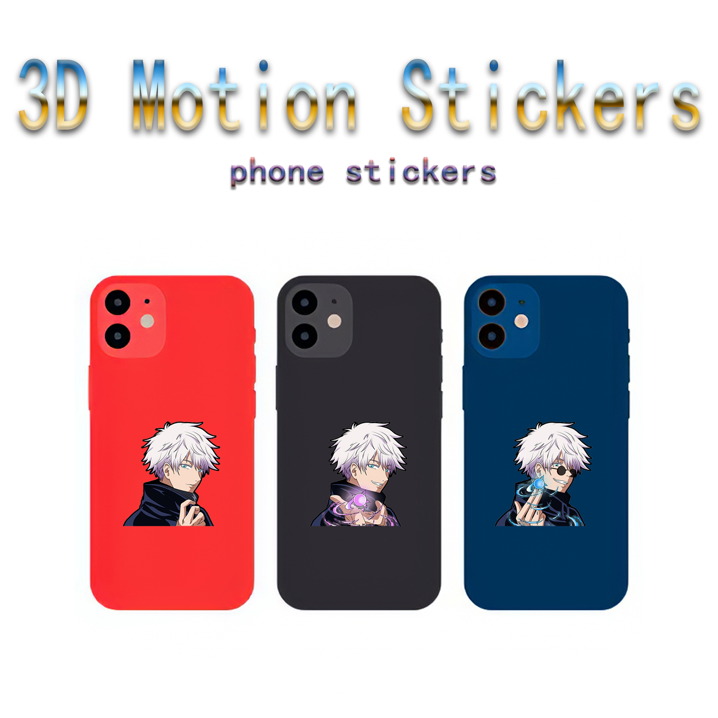 jujutsu kaisen anime 3d sticker price for 10 pcs