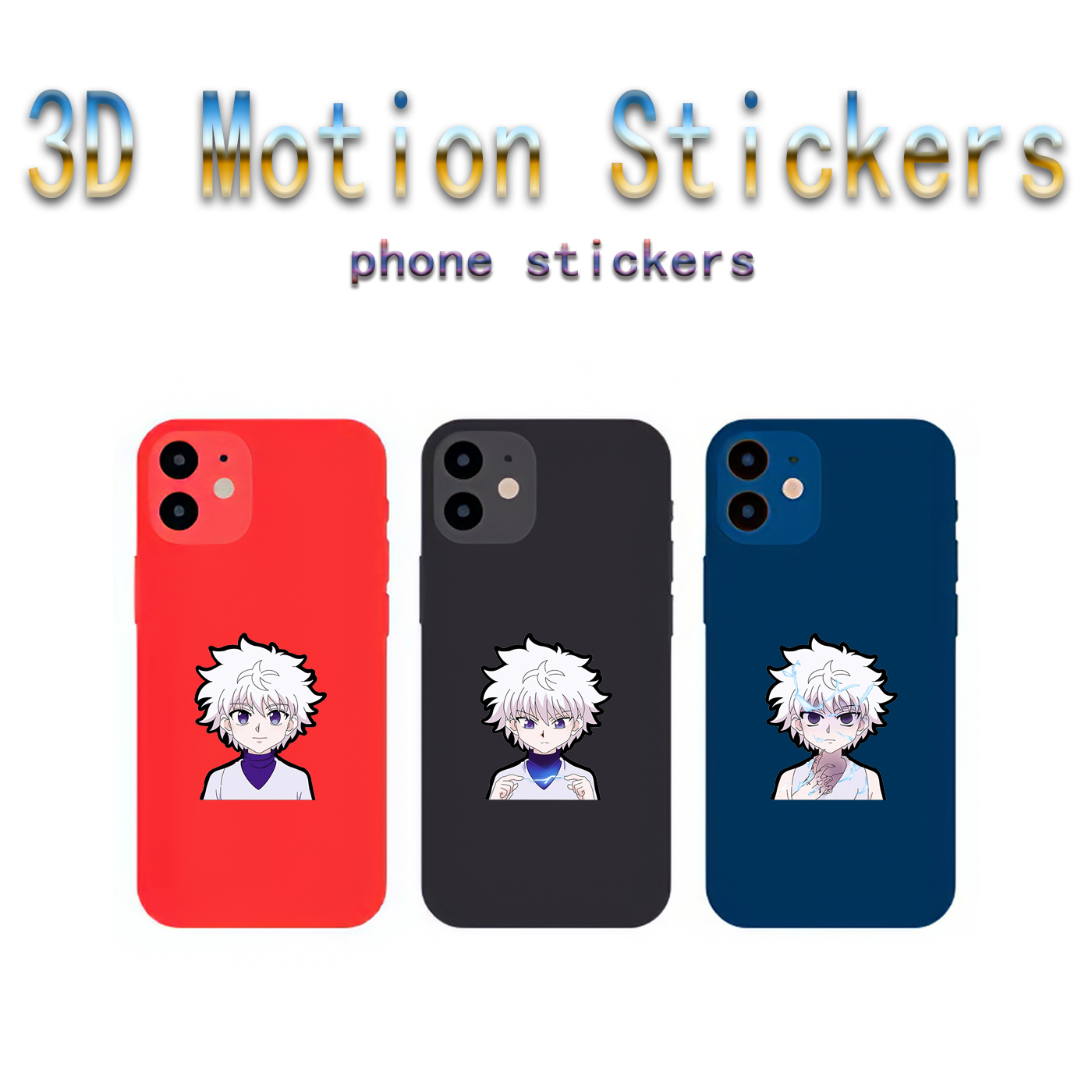 hunter anime 3d sticker price for 10 pcs