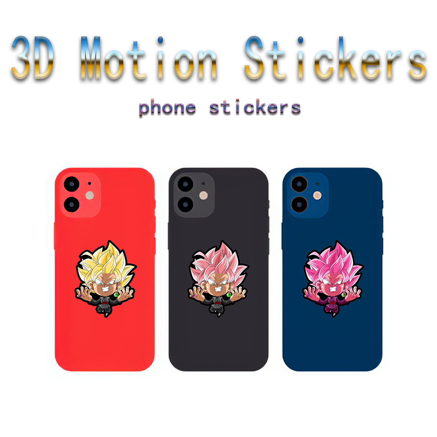 dragon ball anime 3d sticker price for 10 pcs