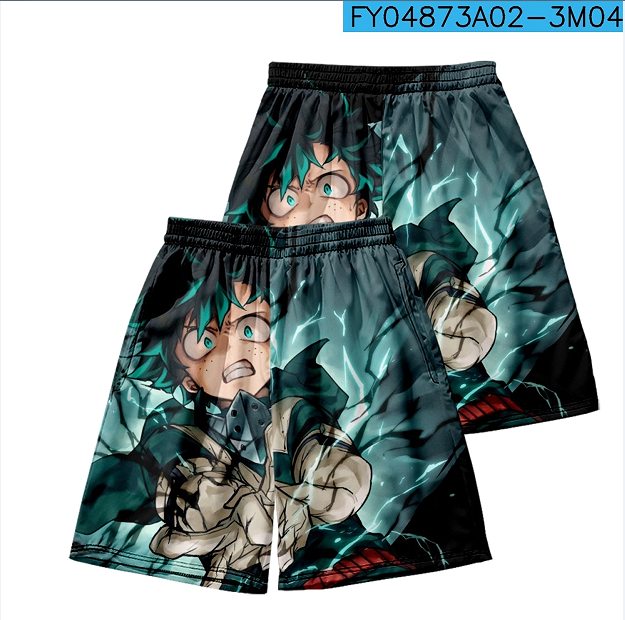 my hero academia anime Beach short