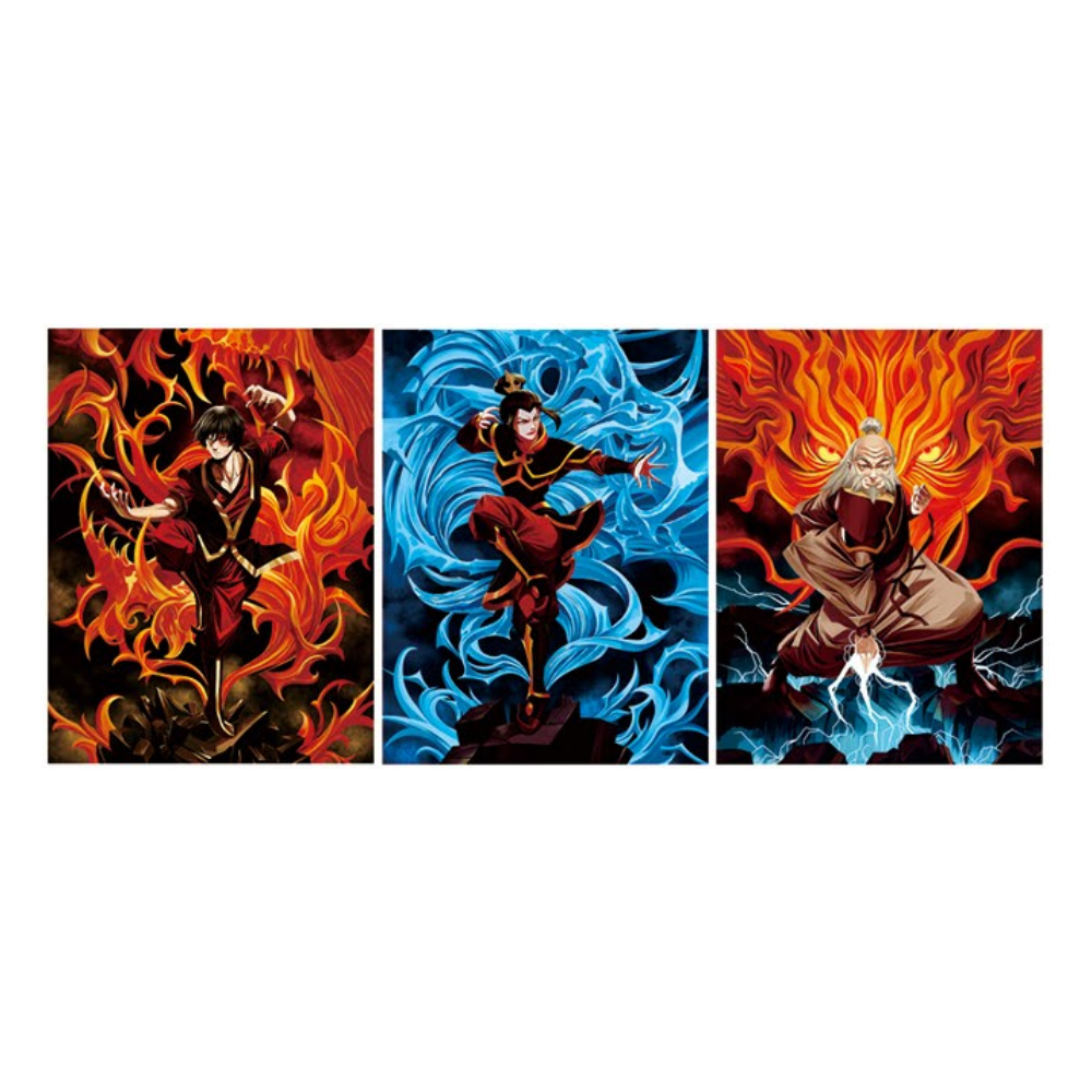 The Last Airbender anime 3d poster painting 29.5*39.5cm