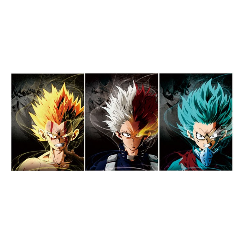 my hero academia anime 3d poster painting 29.5*39.5cm