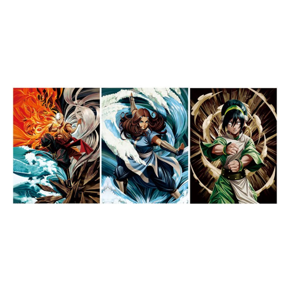 The Last Airbender anime 3d poster painting 29.5*39.5cm