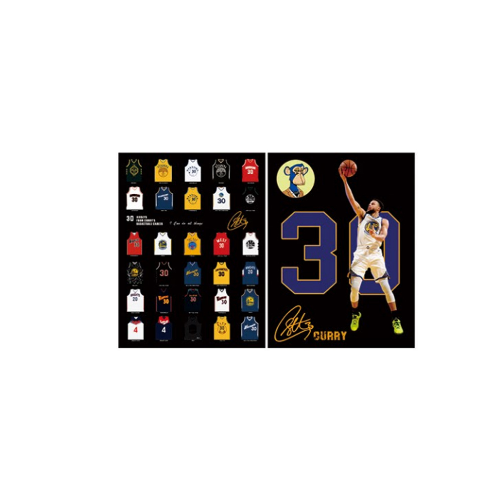 NBA 3d poster painting 29.5*39.5cm