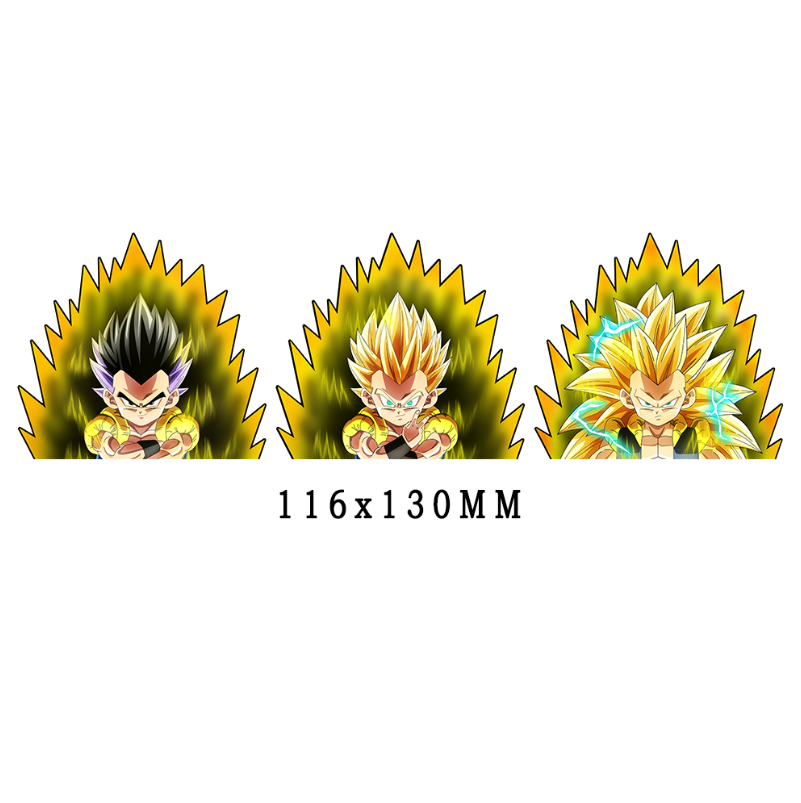dragon ball anime 3d sticker