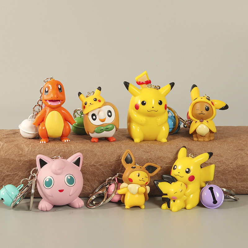 pokemon anime keychain price for a set of 7 pcs