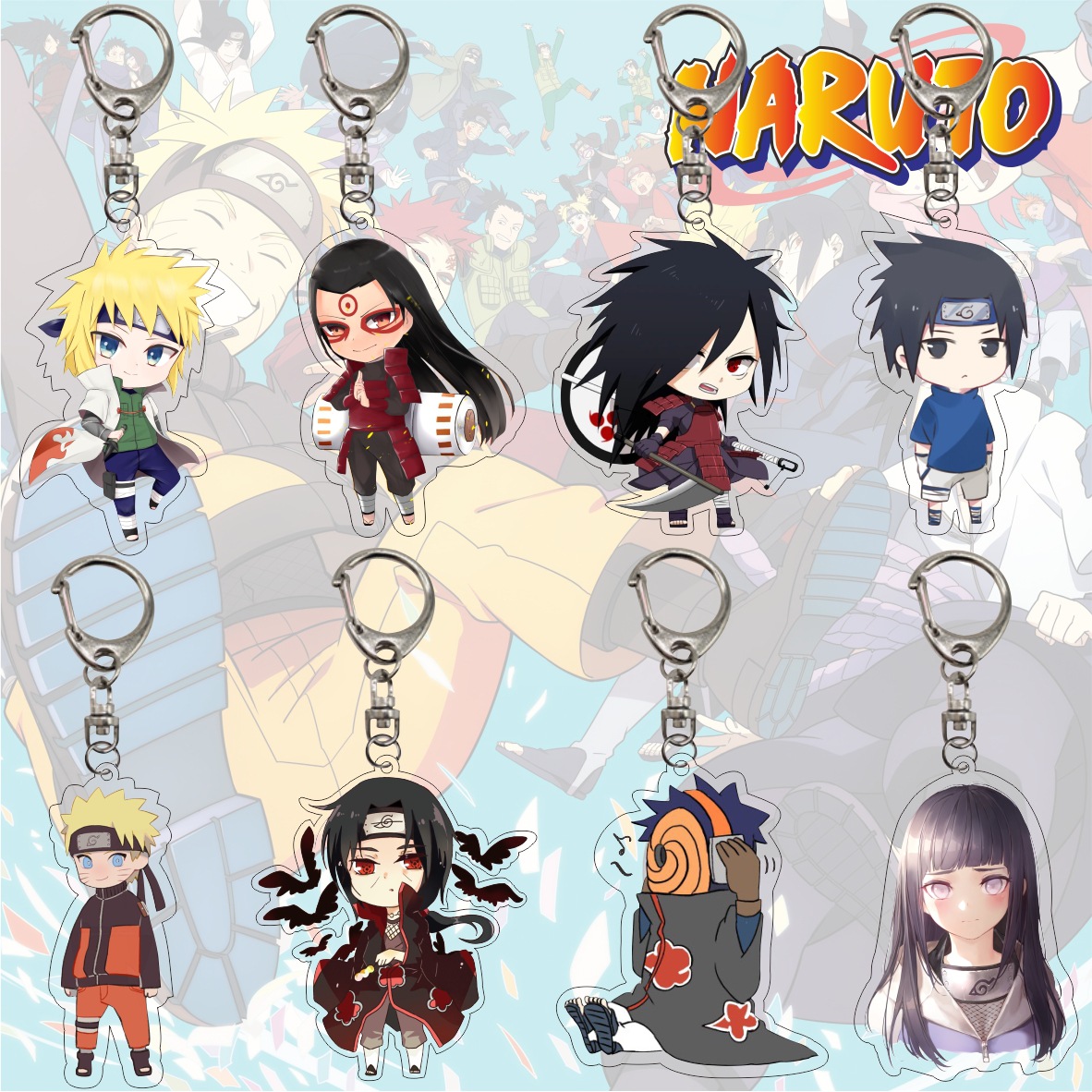 naruto anime keychain