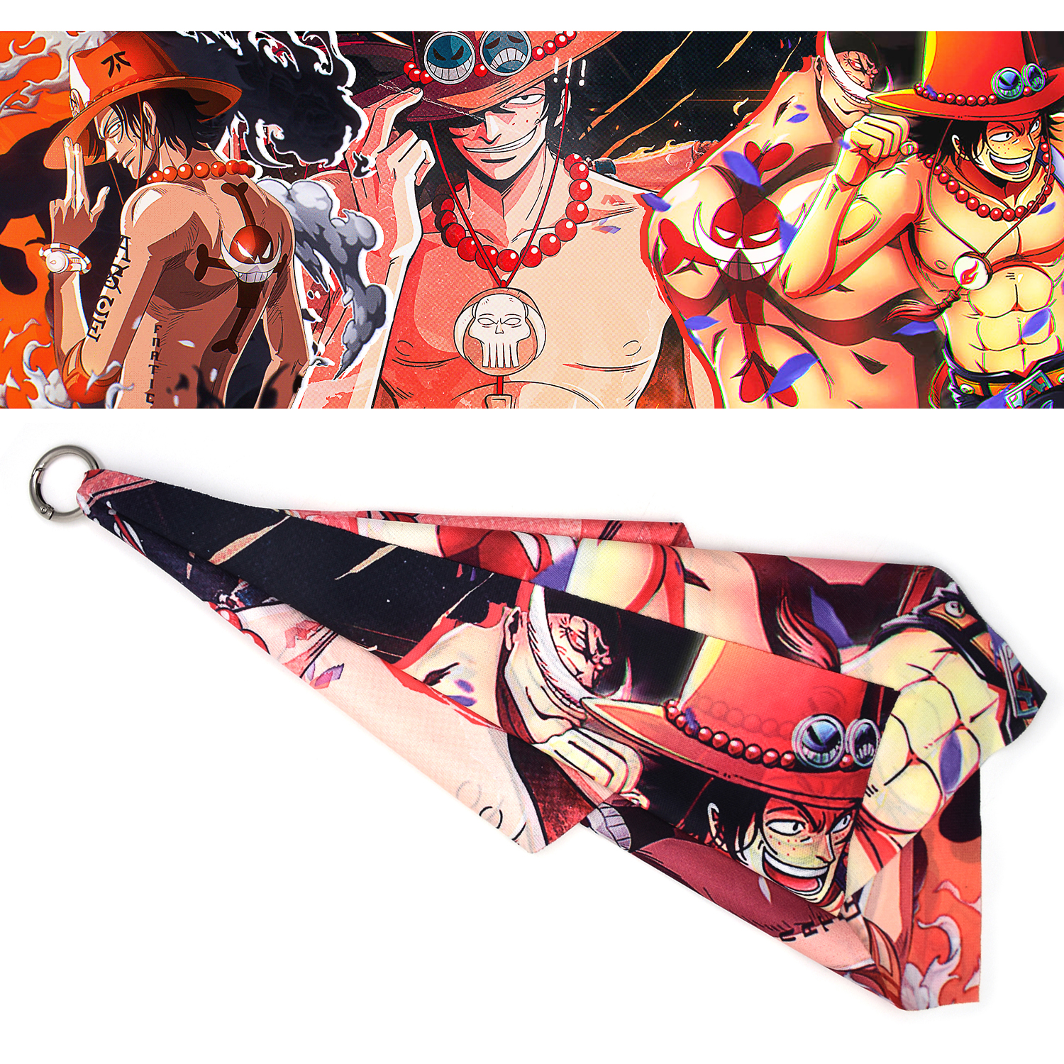 one piece anime scarf 60*20cm