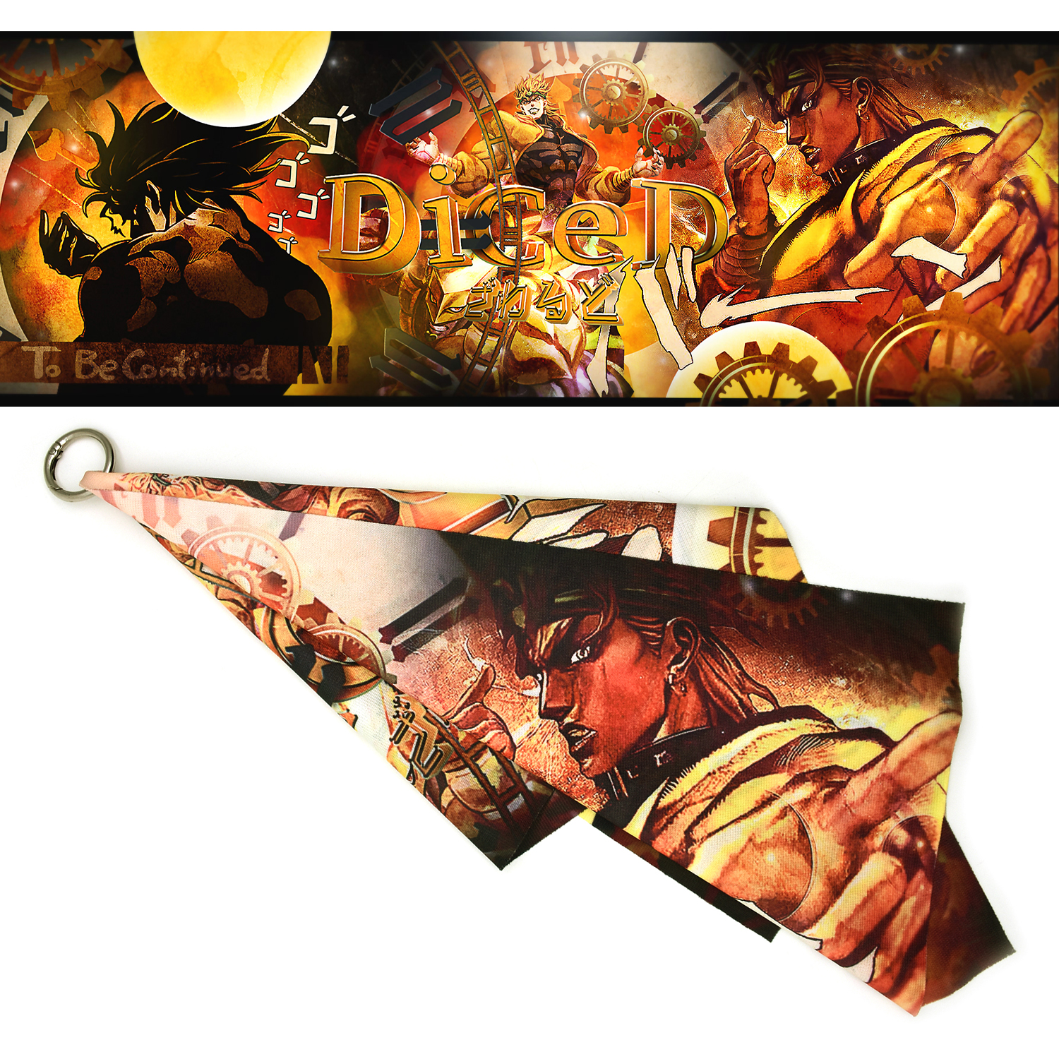 JoJos Bizarre Adventure anime scarf 60*20cm