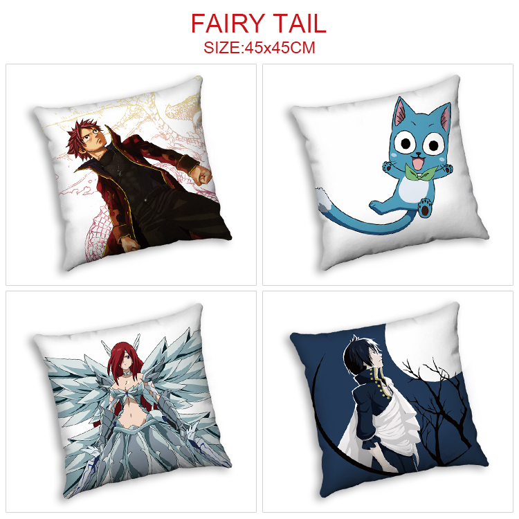 fairy tail anime cushion 45*45cm