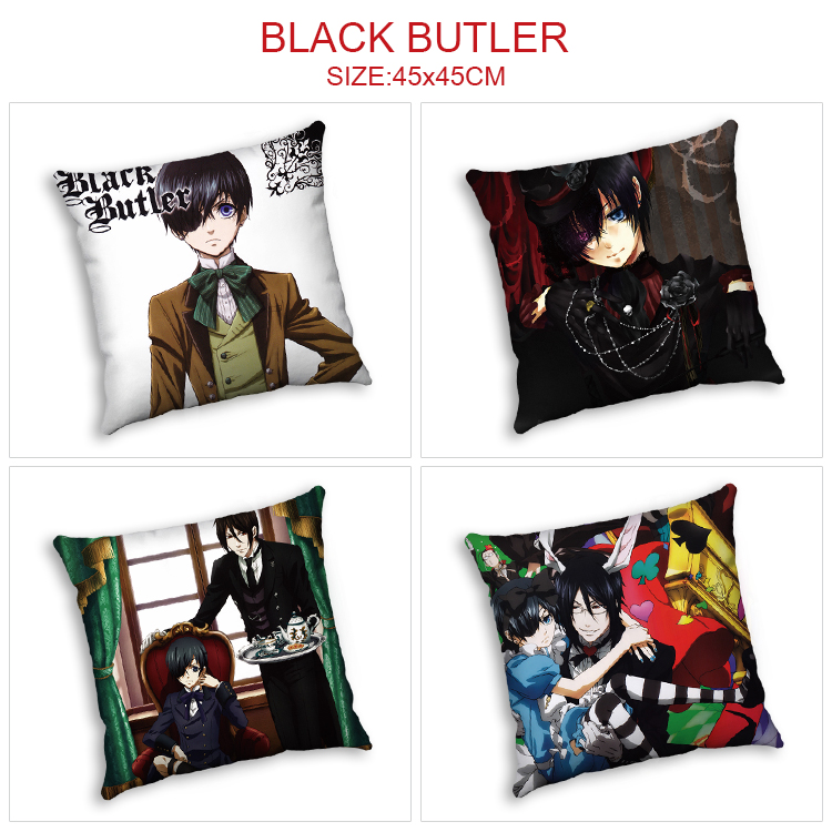 kuroshitsuji anime cushion 45*45cm