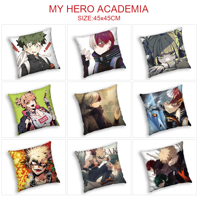 my hero academia anime cushion 45*45cm