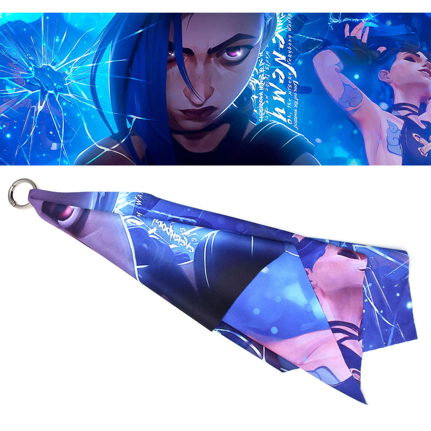 League of legends anime scarf 60*20cm