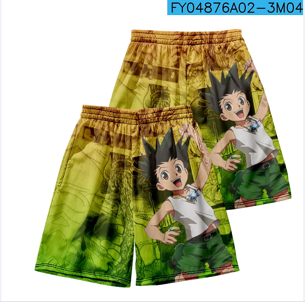 hunter anime Beach short