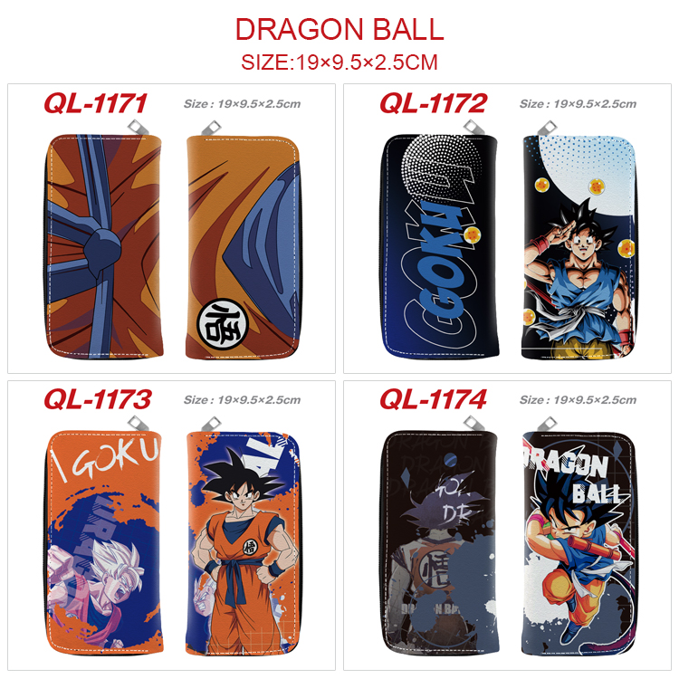 dragon ball anime wallet