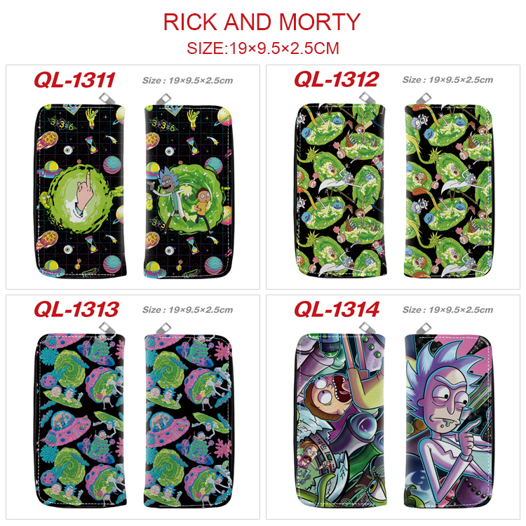 Rick and Morty anime wallet