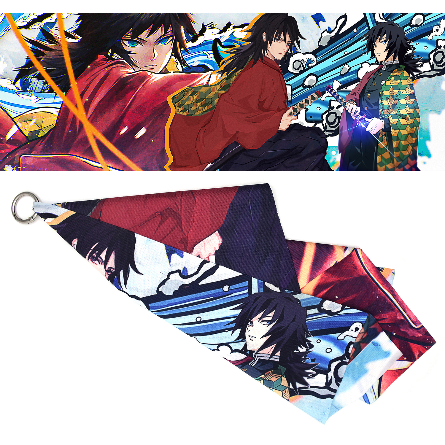 demon slayer kimets anime scarf 60*20cm